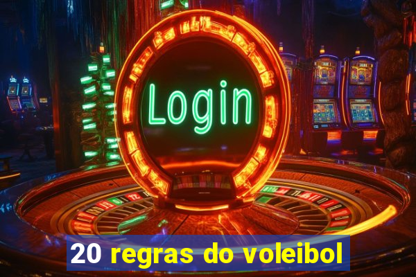 20 regras do voleibol